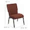 Flash Furniture Advantage 20.5 in. Cinnamon Molded Foam Church Chair PCCF-107 - alternate 6